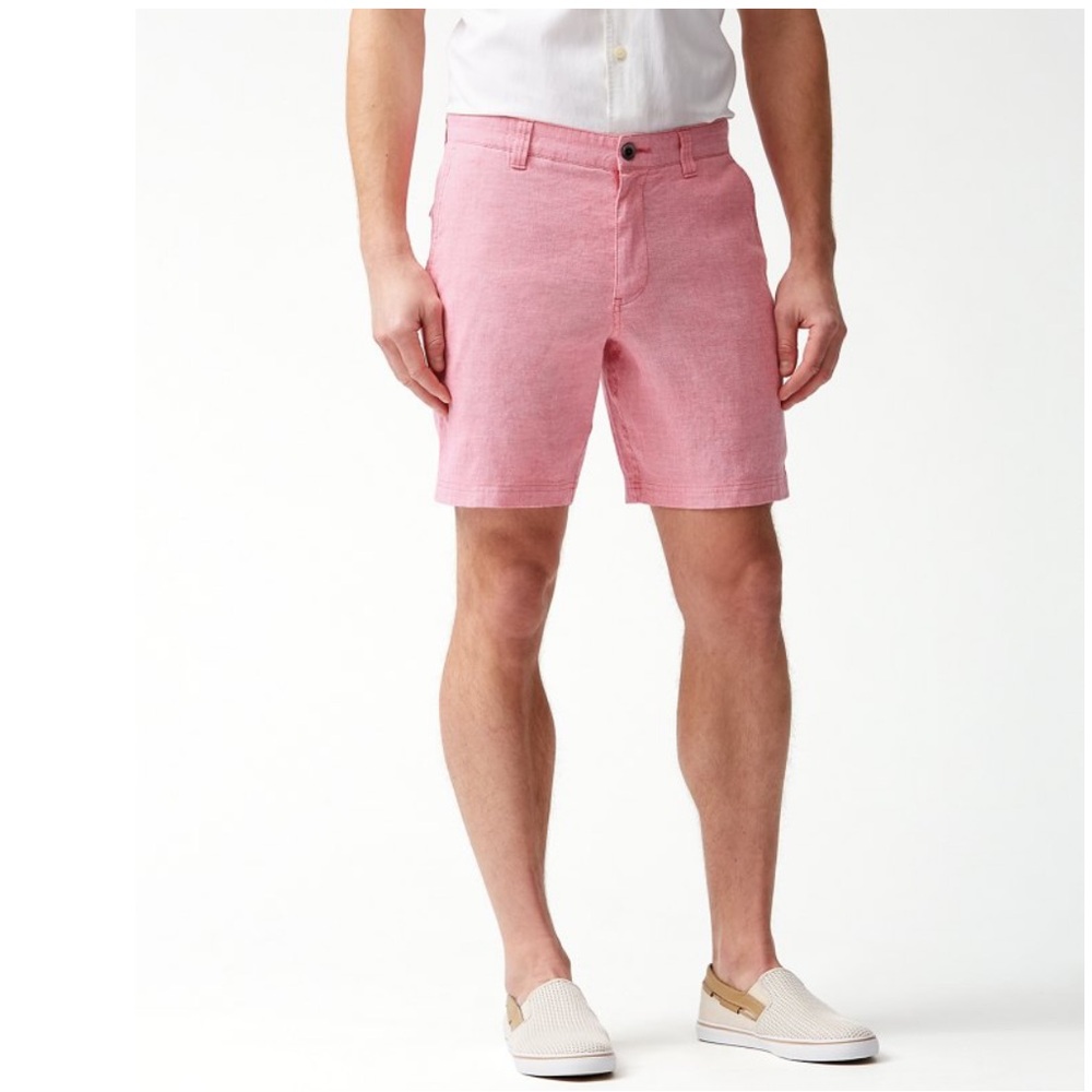 NWT Tommy Bahama Men’s Beach Linen‎ Blend 8” Flat Front Shorts in Serape